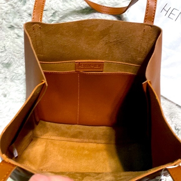 NWT Henny & Lev Danielle Tote-Cognac - Picture 5 of 15